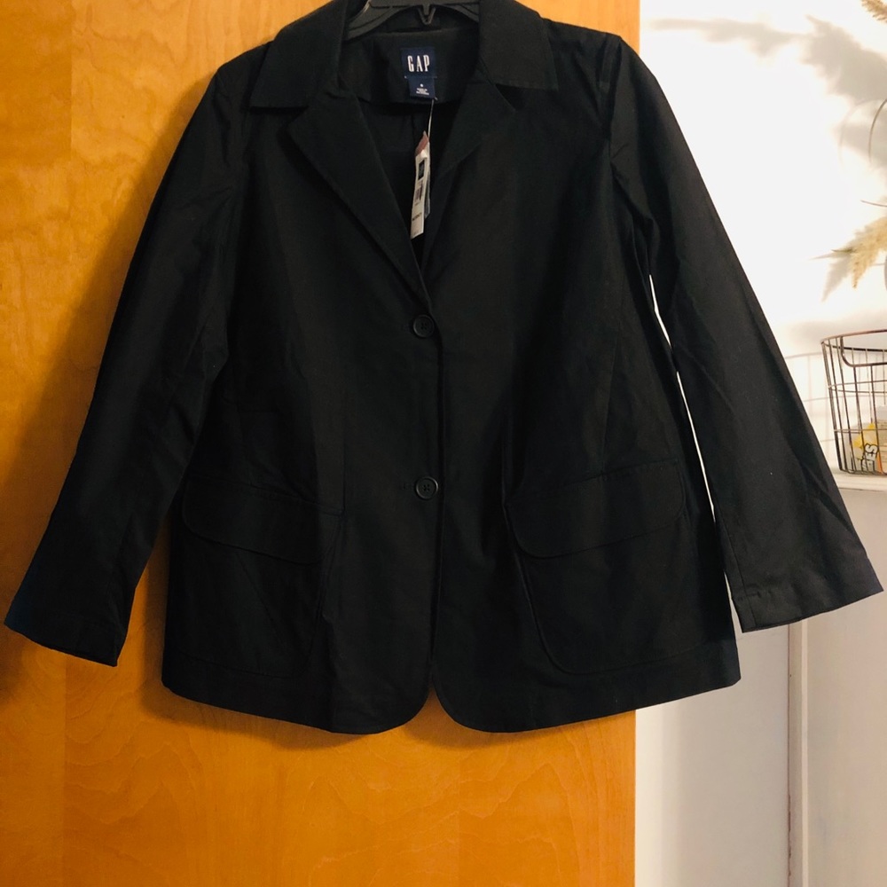 NWT Black GAP maternity blazer